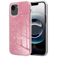 FUNDA COOL IPHONE 16E GLITTER ROSA