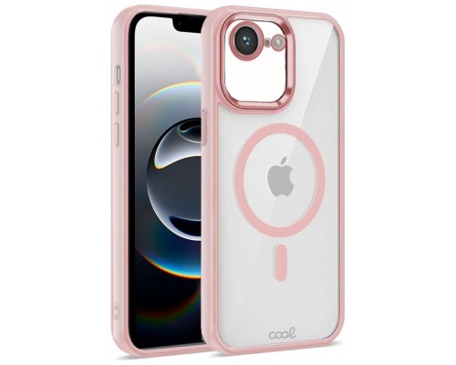FUNDA COOL IPHONE 16E MAGNETICA BORDE ROSA