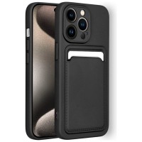 FUNDA COOL IPHONE 15 PRO MAX CARD NEGRO