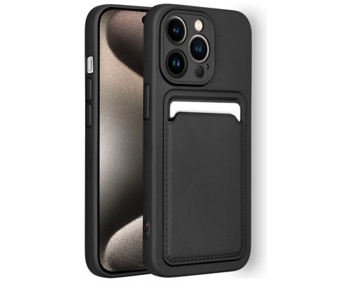 FUNDA COOL IPHONE 15 PRO MAX CARD NEGRO