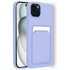 FUNDA COOL IPHONE 15 CARD VIOLETA- FUNDA COOL IPHONE 15 CARD VIOLETA