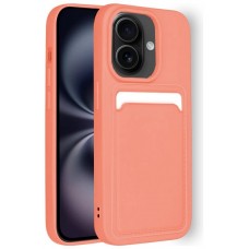 FUNDA COOL IPHONE 16 CARD ROSA- FUNDA COOL IPHONE 16 CARD ROSA