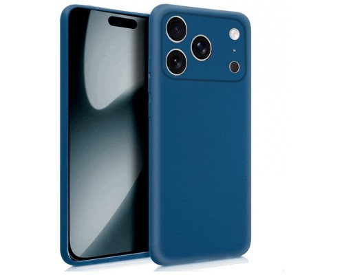 FUNDA COOL SILICONA IPHONE 17 PRO AZUL-GK6 FUNDA COOL SILICONA IPHONE 17 PRO AZUL