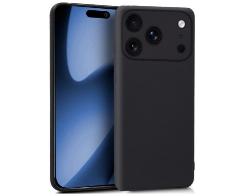 FUNDA COOL SILICONA IPHONE 17 PRO MAX NEGRO