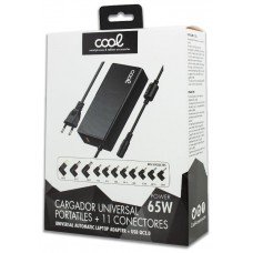 CARGADOR COOL ORD. PORTATIL AUTO 65W 11 CONECTORES