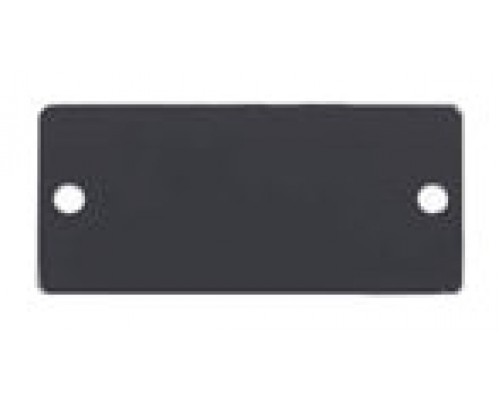 Kramer Electronics W-BLANK(B) placa de pared y cubierta de interruptor Negro
