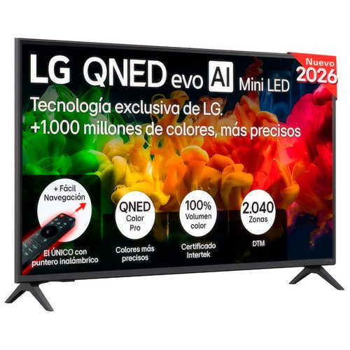 LG QNED EVO MINILED AI QNED81 / TELEVISOR SMART TV 85" QNED 4K UHD-M0100 LG QNED EVO MINILED AI QNED81 / TELEVISOR SMART TV 85" QNED 4K UHD