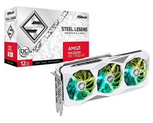 Asrock Radeon RX 7700 XT Steel Legend AMD 12 GB GDDR6