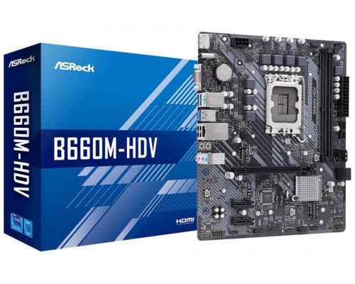 PLACA ASROCK B660M-HDV INTEL1700 2DDR4 HDMI PCIE3.0