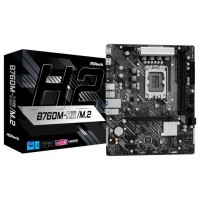 PLACA ASROCK B760M-H2/M.2,INTEL,1700,B760,2DDR5,96GB,HDMI+DP,4SATA+2M.2,5USB 3.2+1USB-C,GBLAN,MATX