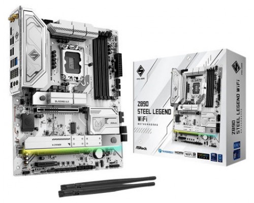 PLACA ASROCK Z890 STEEL LEGEND WIFI,INTEL,1851,Z890,4DDR5,WIFI,ATX