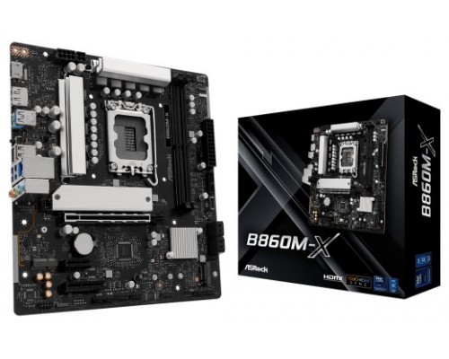 Asrock B860M-X Intel B860 LGA 1851 (Socket V1) micro ATX