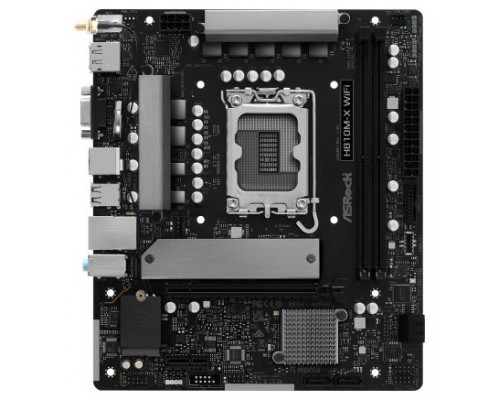 PLACA ASROCK H810M-X WIFI,INTEL,1851,H810,2DDR5,128GB,VGA+HDMI+DP,4SATA6+1M.2,2.5GBLAN+WIFI+BT5.0,5USB3.2,MATX