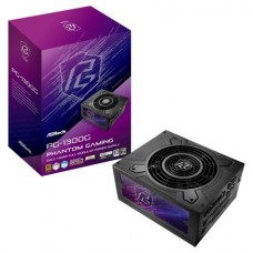 Asrock Phantom Gaming PG-1300G unidad de fuente de alimentación 1300 W 20+4 pin ATX ATX Negro