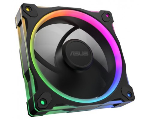 ASUS Prime MR120 Fan ARGB Reverse Black Carcasa del ordenador Ventilador 12 cm Negro