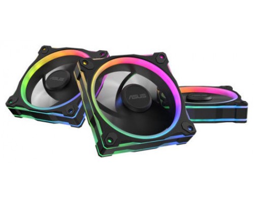 ASUS Prime MR120 Fan ARGB Reverse Black 3in1 Carcasa del ordenador Ventilador 12 cm Negro 3 pieza(s)