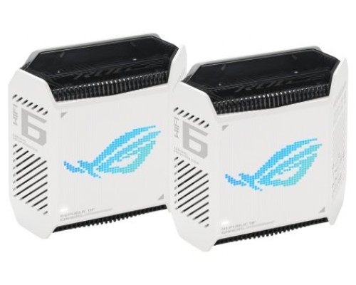 ASUS ROG Rapture GT6 (W-2-PK) Tribanda (2,4 GHz/5 GHz/5 GHz) Wi-Fi 6 (802.11ax) Blanco 4 Interno