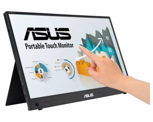 ASUS ZenScreen MB16AMTR pantalla para PC 39,6 cm (15.6") 1920 x 1080 Pixeles Full HD LCD Pantalla táctil Negro