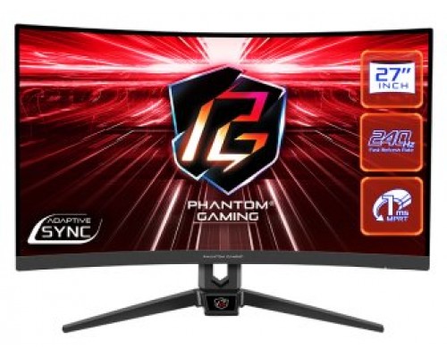 MONITOR ASROCK PG27F15RS1A,27",CURVO