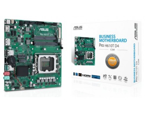 ASUS Pro H610T D4-CSM Intel H610 LGA 1700 mini ITX