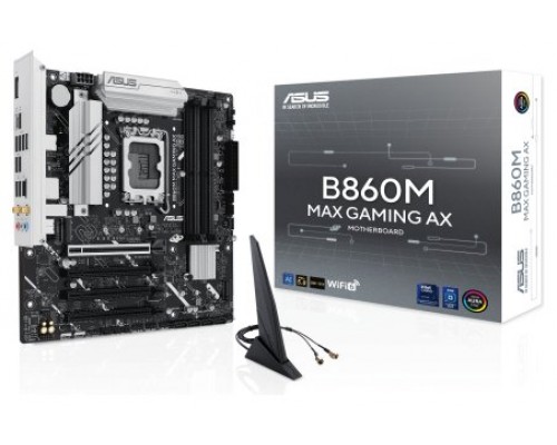ASUS B860M MAX GAMING AX Intel B860 LGA 1851 (Socket V1) micro ATX