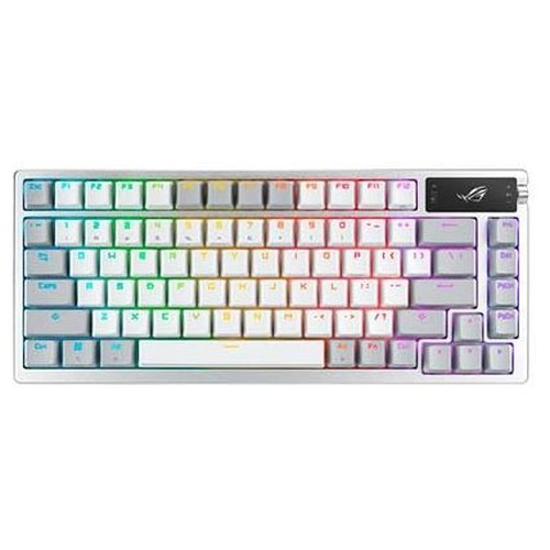 Teclado gaming asus azoth rgb blanco