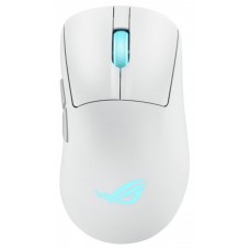ASUS ROG Keris II Origin WHT ratón Juego mano derecha RF Wireless + Bluetooth + USB Type-A Óptico 42000 DPI