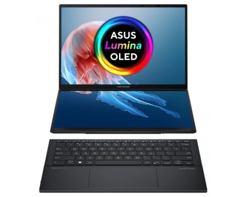 ASUS Zenbook OLED UX8406MA-PZ271W - Ordenador Portátil 14" 3K 120Hz (Intel Core Ultra 9 185H, 32GB RAM, 2TB SSD, Arc Graphics, Windows 11 Home) Gris Tintero - Teclado QWERTY español