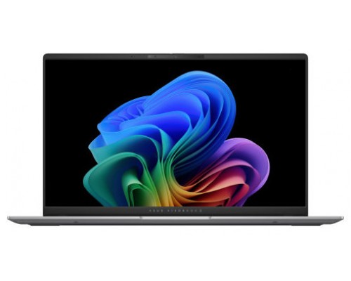 ASUS Vivobook S 15 OLED S5507QA-MA001W - Portátil 15.6" 3K 120Hz (Qualcomm Snapdragon X1E-78-100, 32GB RAM, 1TB SSD, Qualcomm Adreno GPU, Windows 11 Home) Plata Fría - Teclado QWERTY español