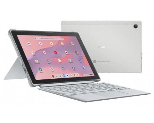 ASUS Chromebook CM30 Detachable CL3001DM2A-R70323 - Ordenador Portátil 10.51" WUXGA (ARM Cortex Kompanio 520, 8GB RAM, 128GB eMMC, ARM Mali-G52 MC2, ChromeOS) Plata Niebla - Teclado QWERTY español