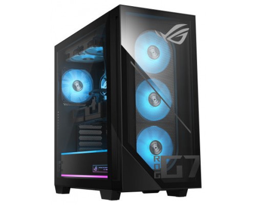 ASUS ROG G700 GM700TZ-R9800X0370 - Sobremesa Gaming de (AMD Ryzen 7 9800X3D, 32GB RAM, 1TB SSD, NVIDIA RTX 5070 12GB, Sin Sistema Operativo) Negro