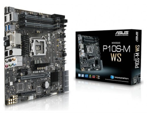 ASUS P10S-M WS placa base para servidor y estación de trabajo LGA 1151 (Zócalo H4) Micro ATX Intel® C236