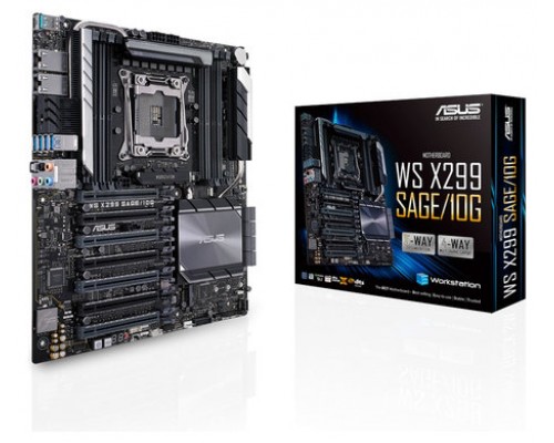 ASUS WS X299 SAGE/10G placa base para servidor y estación de trabajo Intel® X299 LGA 2066 (Socket R4) CEB