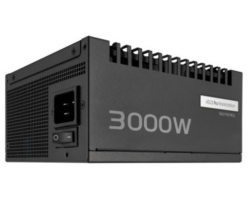 ASUS Pro WS 3000W Platinum unidad de fuente de alimentación 20+4 pin ATX ATX Negro