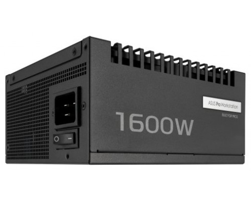 ASUS Pro WS 1600W Platinum unidad de fuente de alimentación 20+4 pin ATX ATX Negro