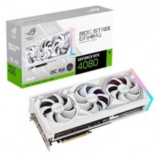 ASUS ROG -STRIX-RTX4080-O16G-WHITE NVIDIA GeForce RTX 4080 16 GB GDDR6X
