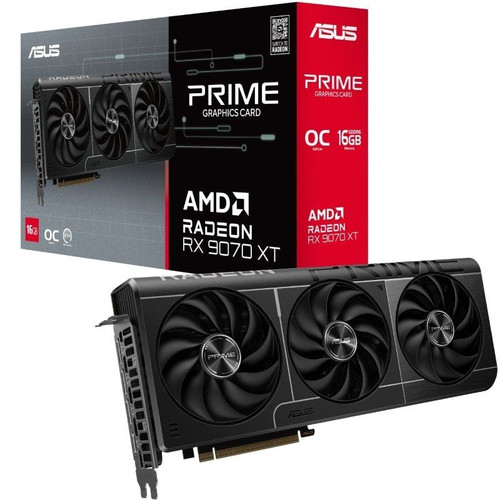 ASUS Prime -RX9070XT-O16G AMD Radeon RX 9070 XT 16 GB GDDR6