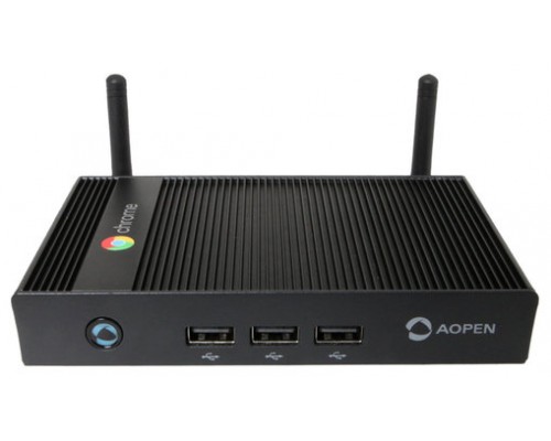 Aopen Chromebox mini reproductor multimedia y grabador de sonido 16 GB Wifi Negro