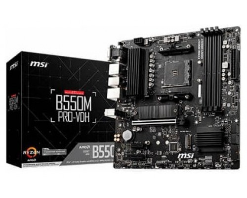 MSI B550M PRO-VDH Zócalo AM4 micro ATX AMD B550