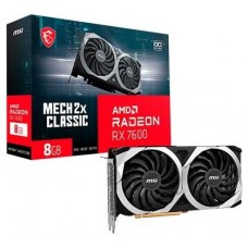 MSI Radeon RX 7600 MECH 2X CLASSIC 8G OC AMD 8 GB GDDR6