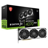 VGA MSI RTX 4070 SUPER 12G VENTUS 3X,NV,RTX4070SUPER,12GB,GDDR6X,192BIT,3DP+1HDMI,TORX FAN 4.0,3 VENTILADORES