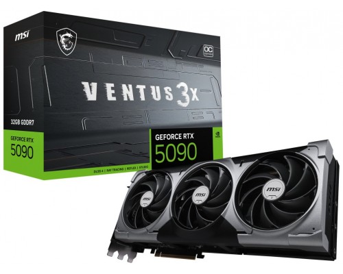 MSI VENTUS GEFORCE RTX 5090 32G 3X OC tarjeta gráfica NVIDIA 32 GB GDDR7