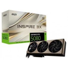 MSI GEFORCE RTX 5080 16G INSPIRE 3X OC tarjeta gráfica NVIDIA 16 GB GDDR7