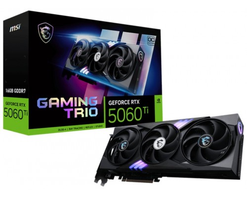 MSI GAMING GeForce RTX 5060 TI 16G TRIO OC NVIDIA 16 GB GDDR7
