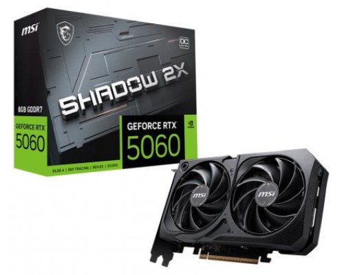 MSI GeForce RTX 5060 8G SHADOW 2X OC NVIDIA 8 GB GDDR7