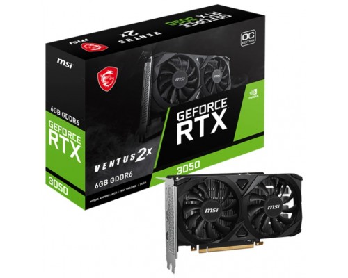 TARJETA GRAFICA MSI RTX 3050 VENTUS 2X 6GB OC