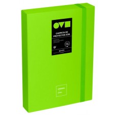 CAJA DE PROYECTOS 5CM EN POLYFOAM UNEQUAL MINIMAL VERDE GRAFOPLAS 91271221