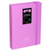 CAJA DE PROYECTOS 5CM EN POLYFOAM UNEQUAL MINIMAL LAVANDA GRAFOPLAS 91271269