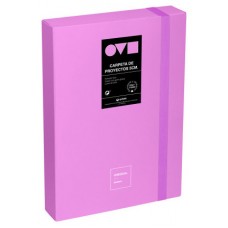 CAJA DE PROYECTOS 5CM EN POLYFOAM UNEQUAL MINIMAL LAVANDA GRAFOPLAS 91271269