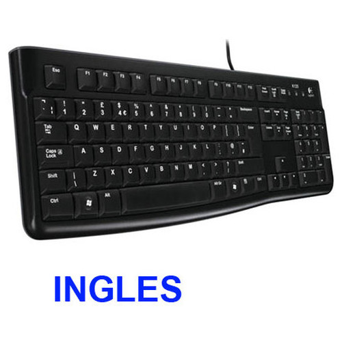 Teclado logitech k120 usb negro en-MR3 Teclado logitech k120 usb negro en